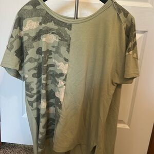 Cato women camo tshirt